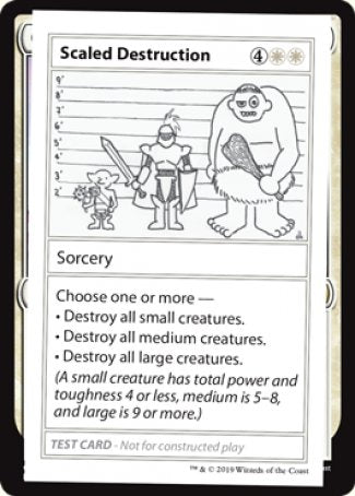 Scaled Destruction (2021 Edition) [Mystery Booster Playtest Cards] | Total Play