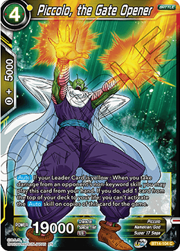 Piccolo, the Gate Opener (BT14-104) [Cross Spirits] | Total Play