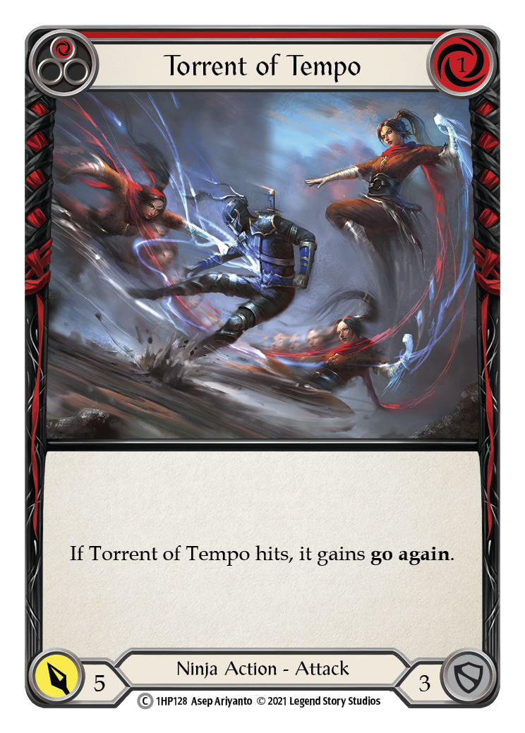Torrent of Tempo (Red) [1HP128] (History Pack 1) | Total Play