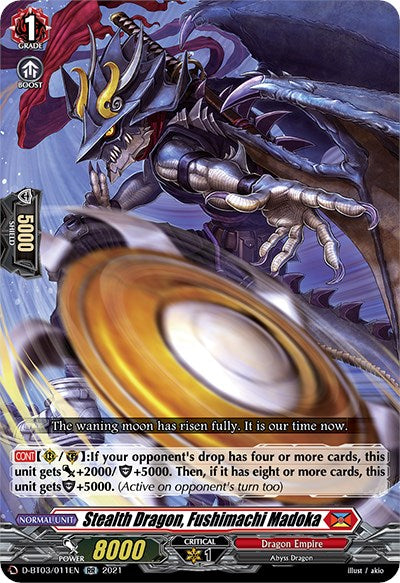 Stealth Dragon, Fushimachi Madoka (D-BT03/011EN) [Advance of Intertwined Stars] | Total Play