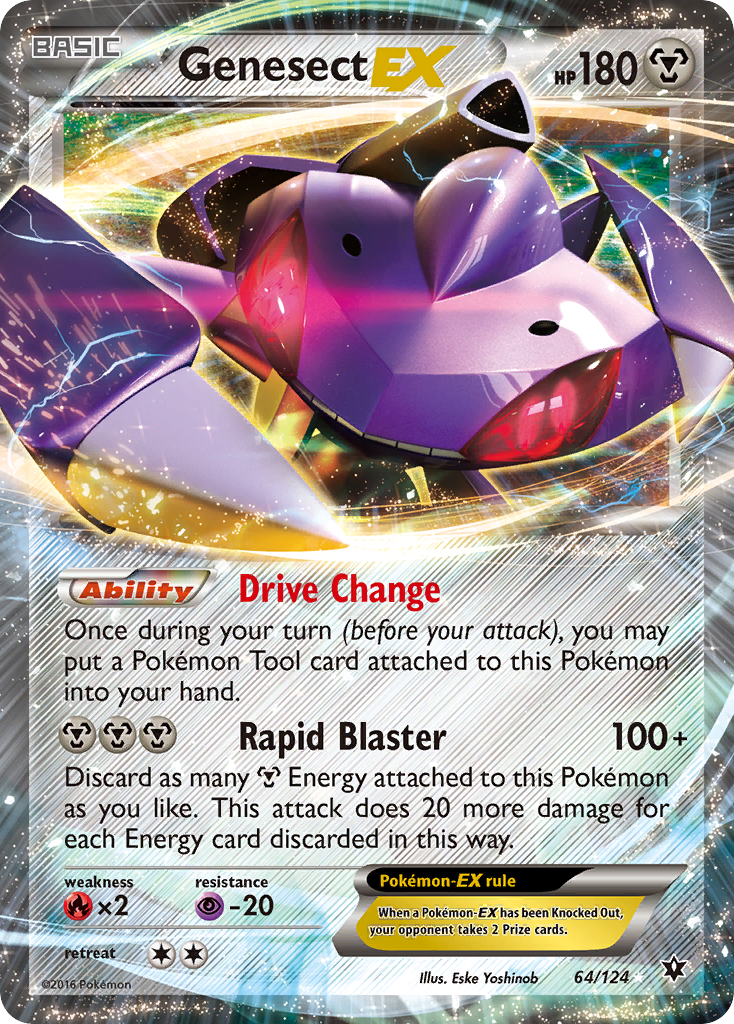 Genesect EX (64/124) [XY: Fates Collide] | Total Play