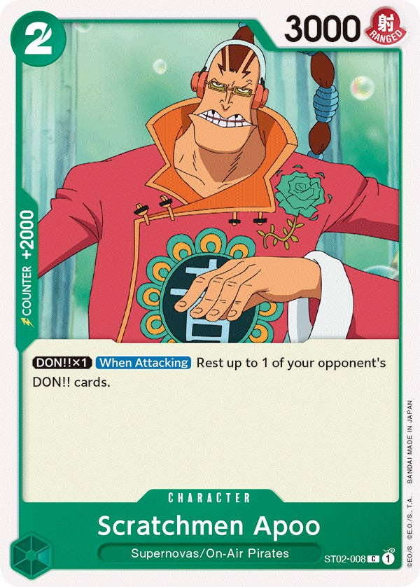 Scratchmen Apoo [Starter Deck: Worst Generation] | Total Play