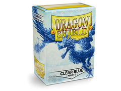 Dragon Shield: Standard 100ct Sleeves - Clear Blue (Matte) | Total Play