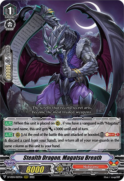 Stealth Dragon, Magatsu Breath (D-VS04/027EN) [V Clan Collection Vol.4] | Total Play
