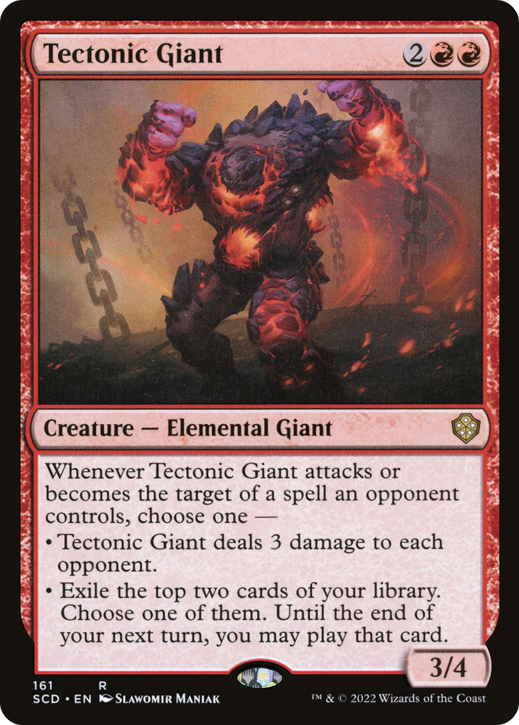 Tectonic Giant [Starter Commander Decks] | Total Play