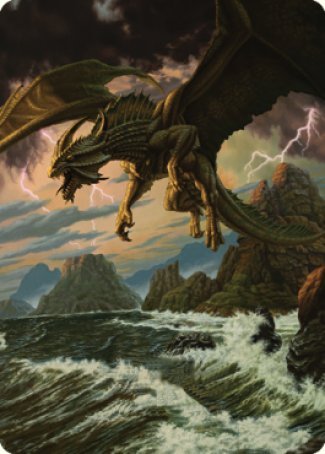 Ancient Bronze Dragon Art Card (03) [Commander Legends: Battle for Baldur's Gate Art Series] | Total Play