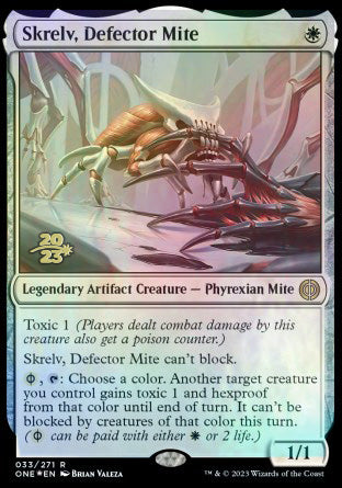 Skrelv, Defector Mite [Phyrexia: All Will Be One Prerelease Promos] | Total Play