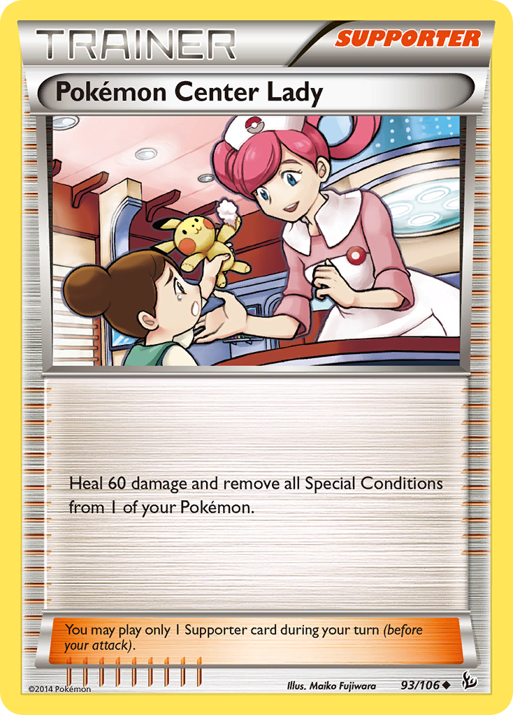 Pokemon Center Lady (93/106) [XY: Flashfire] | Total Play