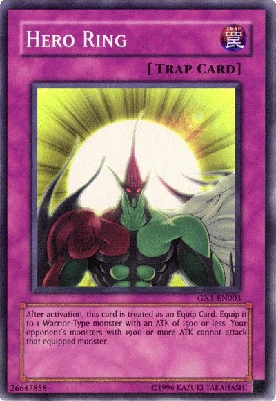 Hero Ring [GX1-EN003] Super Rare | Total Play