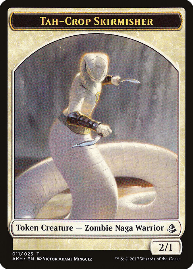 Tah-Crop Skirmisher // Cat Double-Sided Token [Amonkhet Tokens] | Total Play