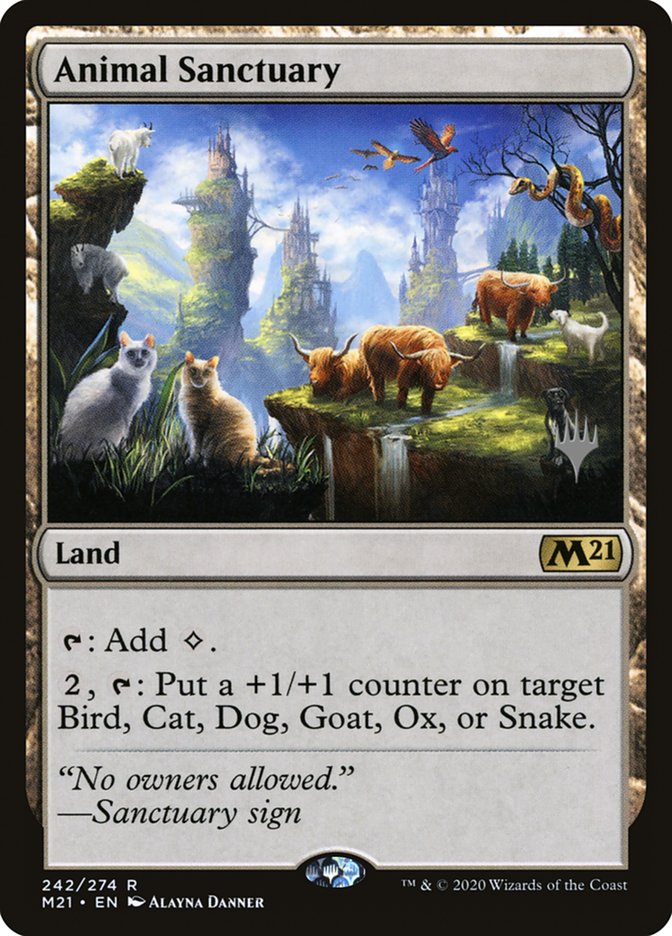 Animal Sanctuary (Promo Pack) [Core Set 2021 Promos] | Total Play