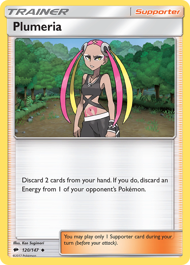 Plumeria (120/147) [Sun & Moon: Burning Shadows] | Total Play