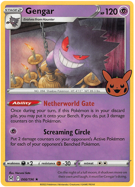 Gengar (066/196) [Trick or Trade 2023] | Total Play