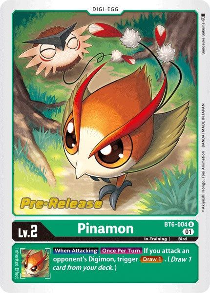 Pinamon [BT6-004] [Double Diamond Pre-Release Cards] | Total Play