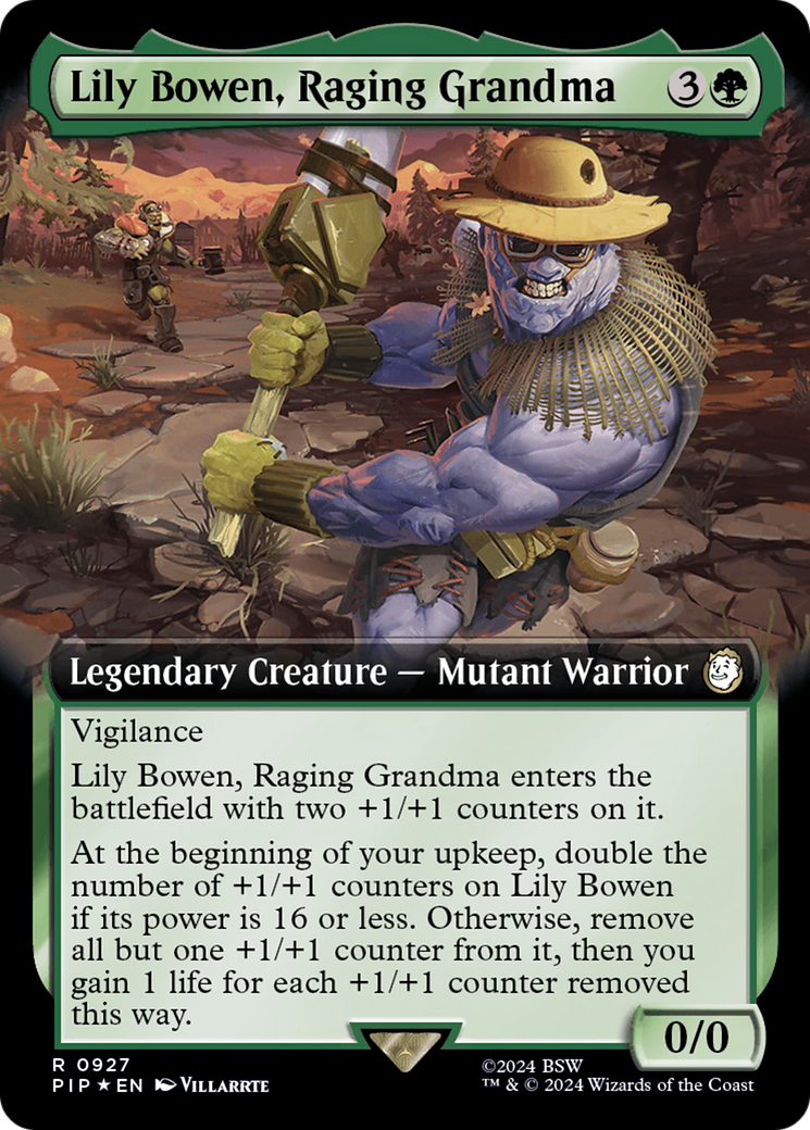 Lily Bowen, Raging Grandma (Extended Art) (Surge Foil) [Fallout] | Total Play