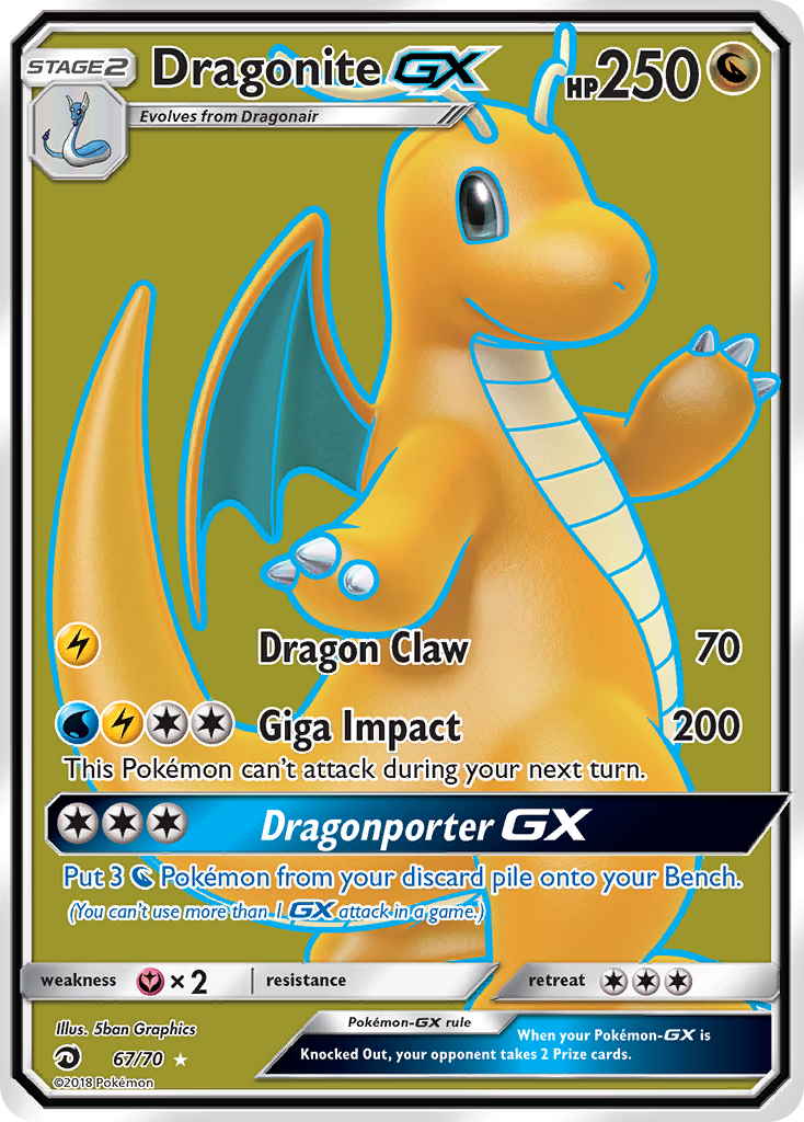 Dragonite GX (67/70) [Sun & Moon: Dragon Majesty] | Total Play