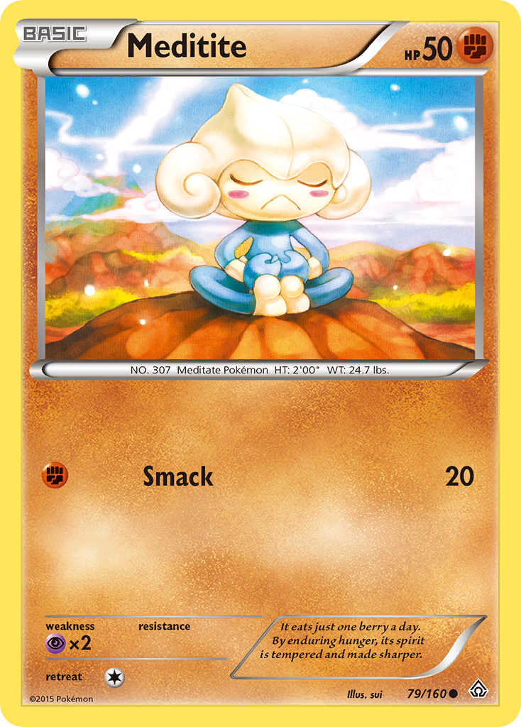 Meditite (79/160) [XY: Primal Clash] | Total Play