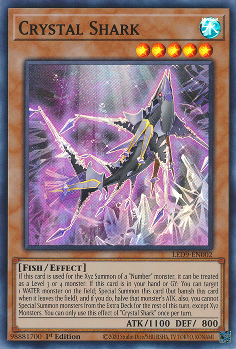 Crystal Shark [LED9-EN002] Super Rare | Total Play