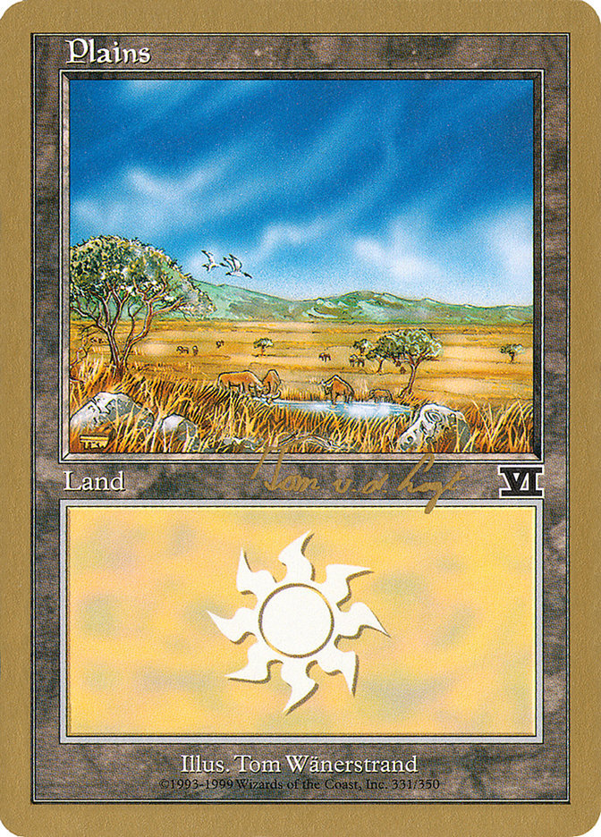 Plains (tvdl331) (Tom van de Logt) [World Championship Decks 2000] | Total Play