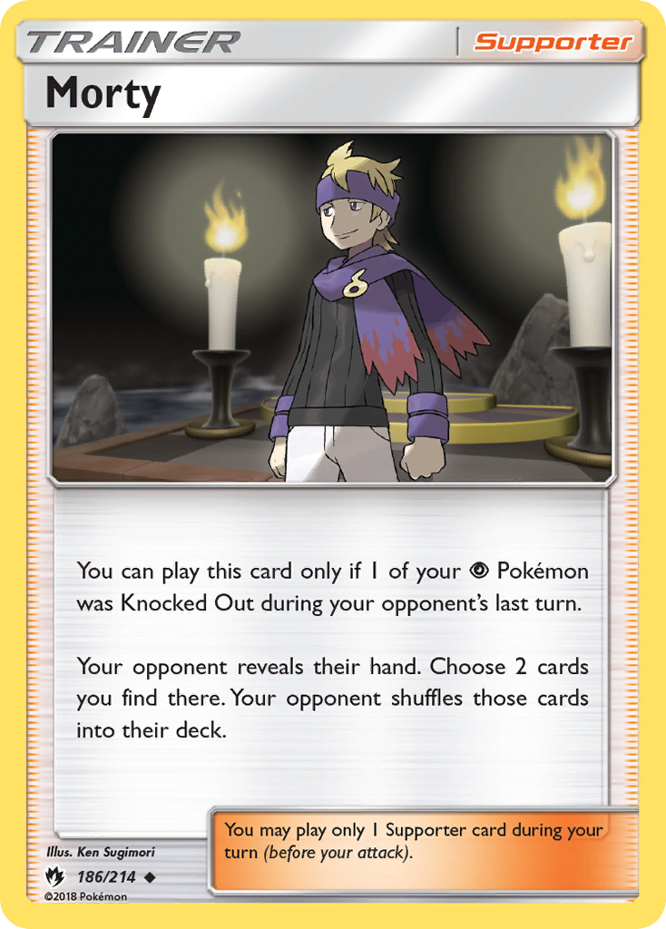 Morty (186/214) [Sun & Moon: Lost Thunder] | Total Play