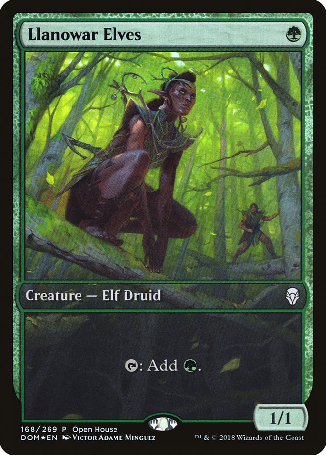 Llanowar Elves (Open House) [Dominaria Promos] | Total Play