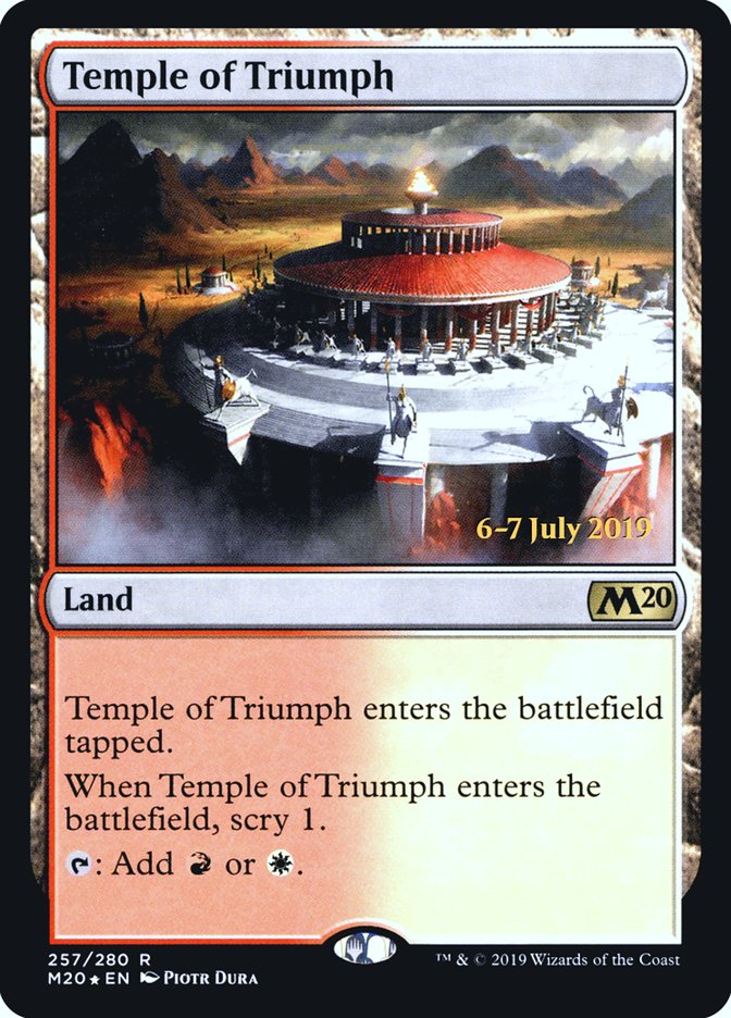 Temple of Triumph [Core Set 2020 Prerelease Promos] | Total Play