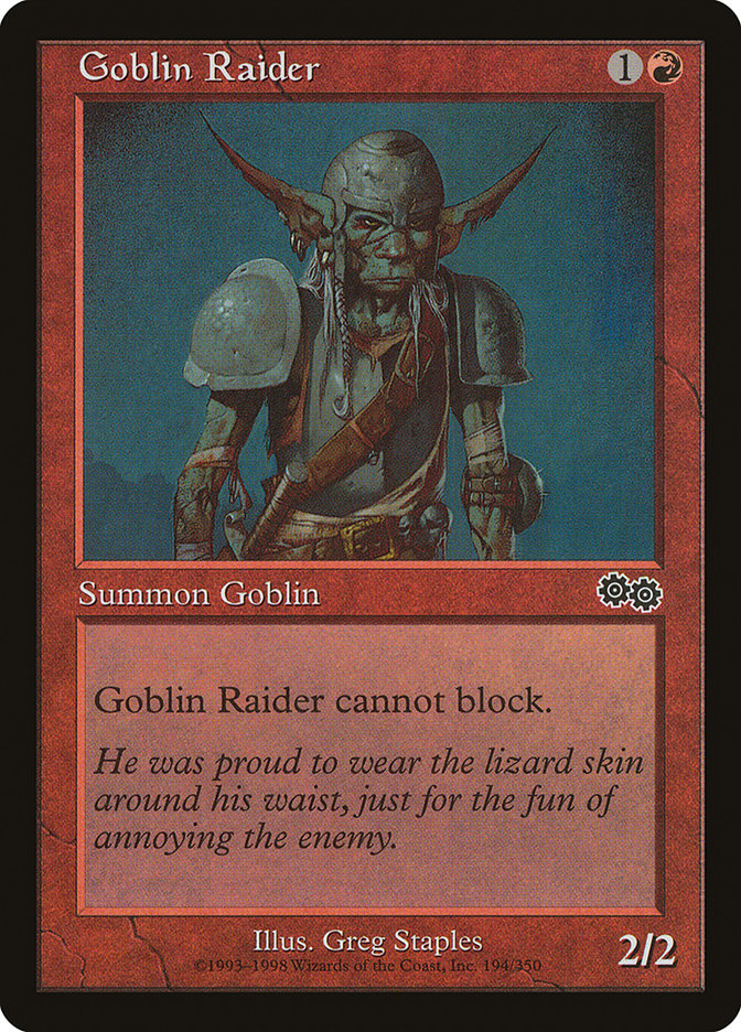 Goblin Raider [Urza's Saga] | Total Play