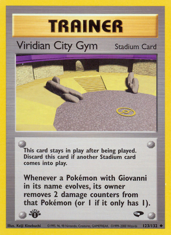 Viridian City Gym (123/132) [Gym Challenge 1st Edition] | Total Play