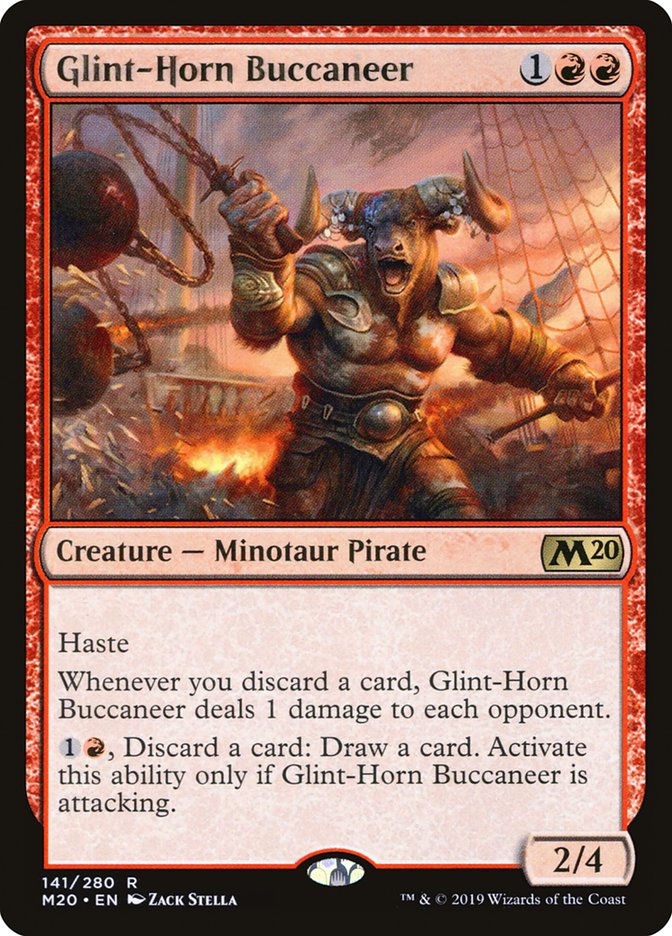 Glint-Horn Buccaneer [Core Set 2020] | Total Play