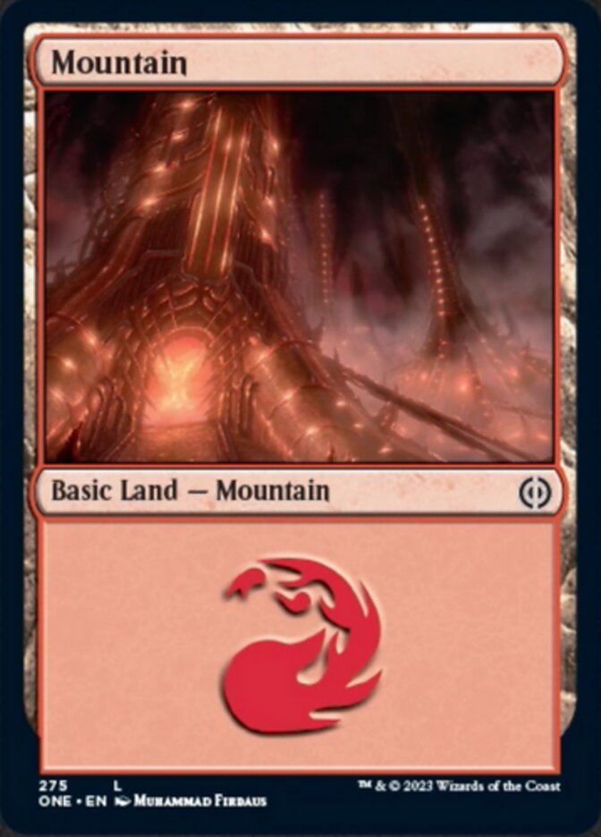 Mountain (275) [Phyrexia: All Will Be One] | Total Play