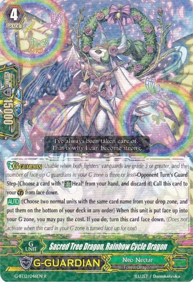 Sacred Tree Dragon, Rainbow Cycle Dragon (G-BT12/046EN) [Dragon King's Awakening] | Total Play