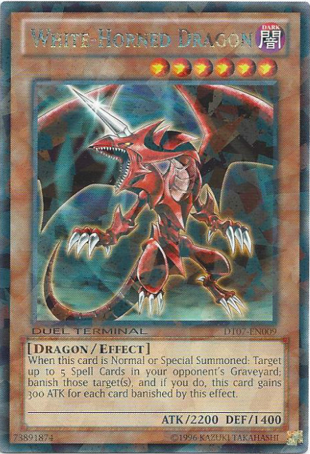 White-Horned Dragon [DT07-EN009] Rare | Total Play