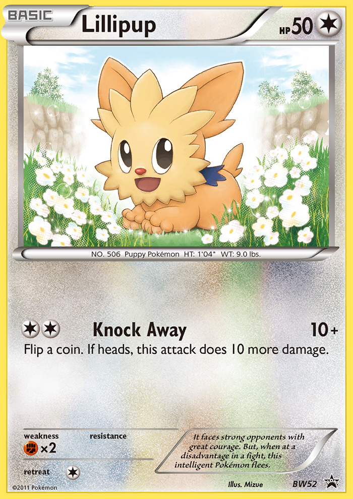Lillipup (BW52) [Black & White: Black Star Promos] | Total Play