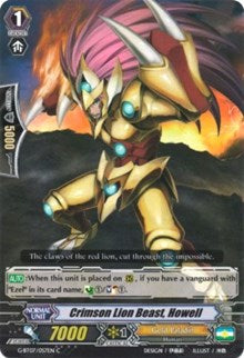 Crimson Lion Beast, Howell (G-BT07/057EN) [Glorious Bravery of Radiant Sword] | Total Play