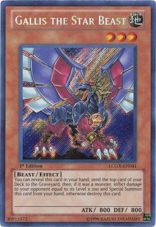 Gallis the Star Beast [LCGX-EN041] Secret Rare | Total Play