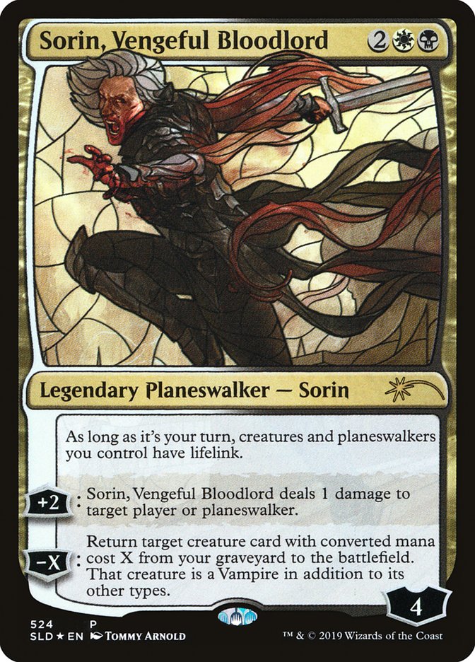 Sorin, Vengeful Bloodlord (Stained Glass) [Secret Lair Drop Promos] | Total Play