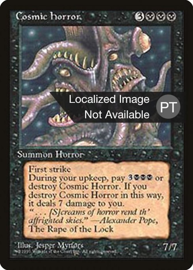 Cosmic Horror [Fourth Edition (Foreign Black Border)] | Total Play