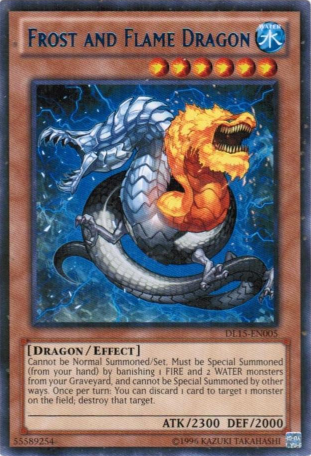 Frost and Flame Dragon (Blue) [DL15-EN005] Rare | Total Play