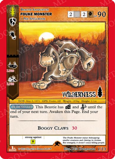 Fouke Monster [Cryptid Nation: Wilderness First Edition Release Event Deck] | Total Play