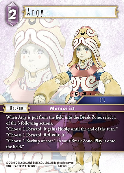 Argy [Opus VII] | Total Play