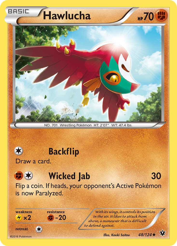 Hawlucha (48/124) [XY: Fates Collide] | Total Play