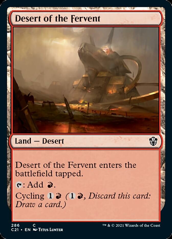 Desert of the Fervent [Commander 2021] | Total Play