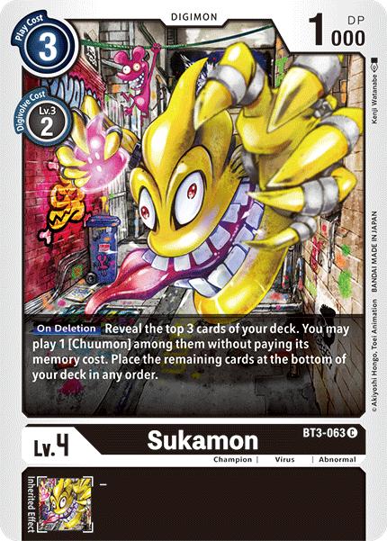 Sukamon [BT3-063] [Release Special Booster Ver.1.5] | Total Play