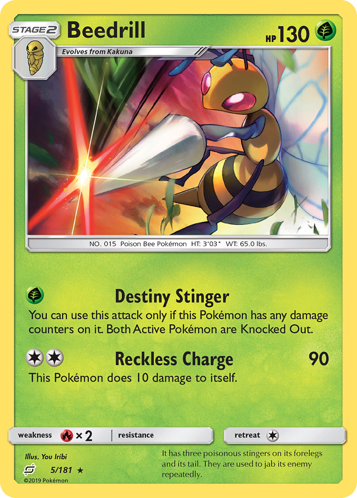 Beedrill (5/181) [Sun & Moon: Team Up] | Total Play