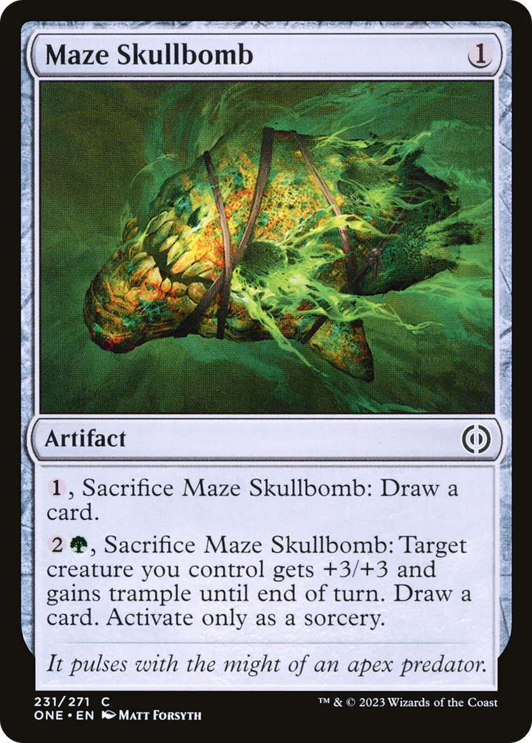Maze Skullbomb [Phyrexia: All Will Be One] | Total Play