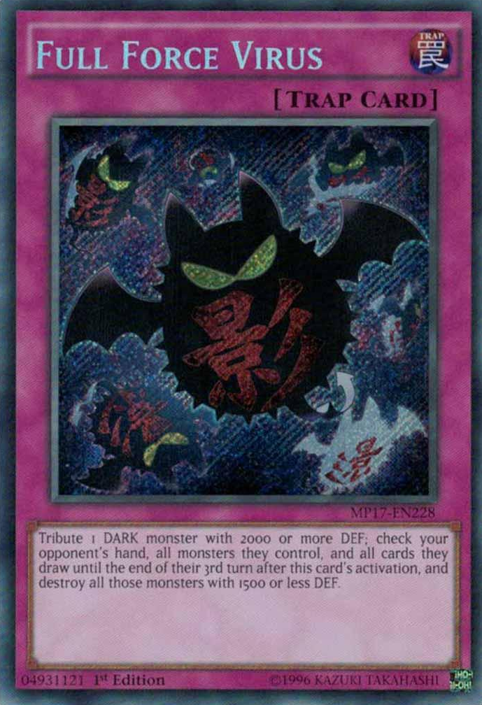 Full Force Virus [MP17-EN228] Secret Rare | Total Play