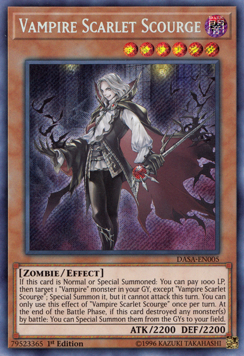 Vampire Scarlet Scourge [DASA-EN005] Secret Rare | Total Play