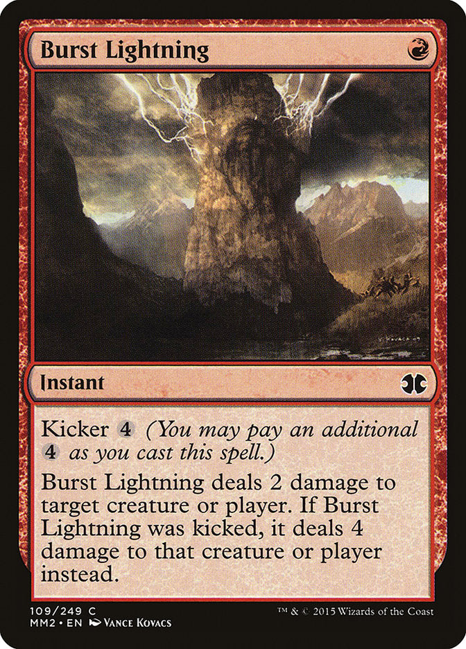 Burst Lightning [Modern Masters 2015] | Total Play