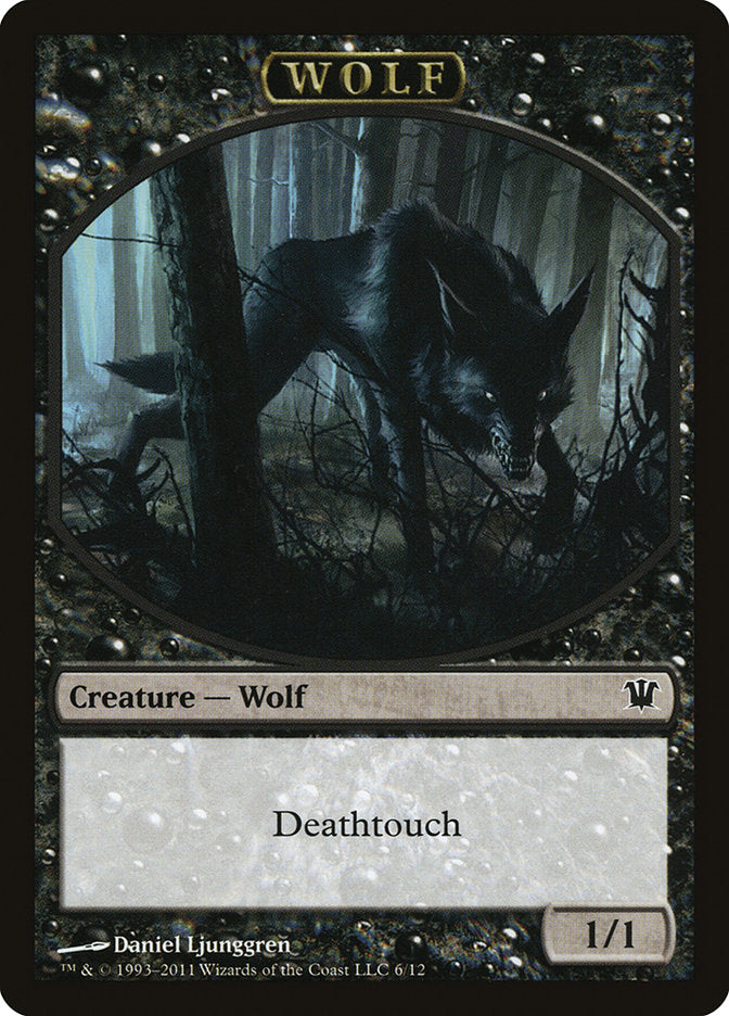 Wolf Token (6/12) [Innistrad Tokens] | Total Play