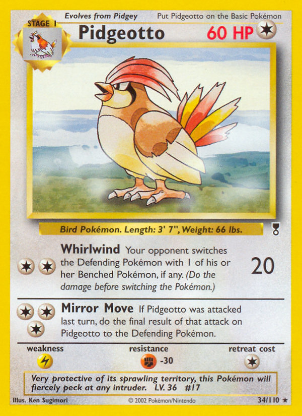 Pidgeotto (34/110) [Legendary Collection] | Total Play